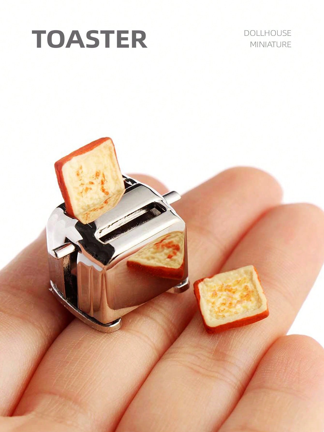 1:12 Dollhouse Miniature Toast - Kitchen Appliances ulasan dan harga