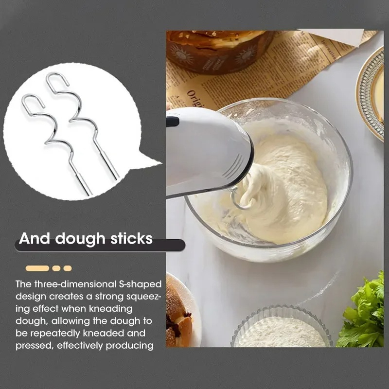 7-Speed Electric Hand Mixer Au - Immersion Hand Blender Set ulasan dan harga
